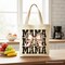 Glitter Leopard Mama Tote Bag, Coquette Bow Gift Shopper for Glam and Trendy Mothers